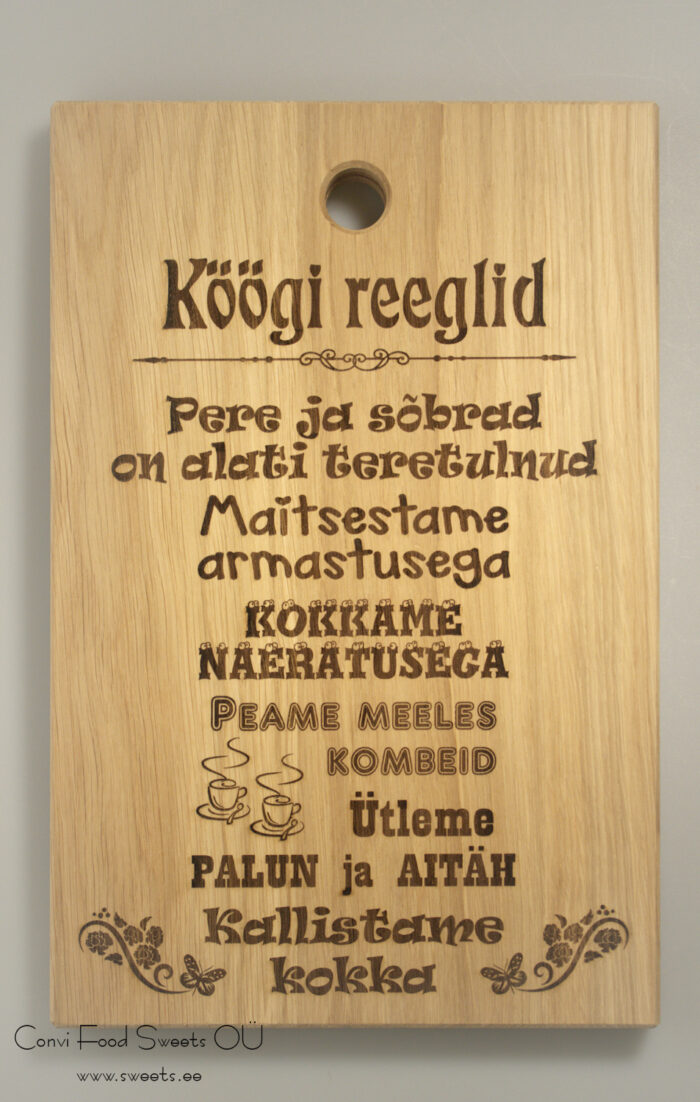 Köögi Reeglid